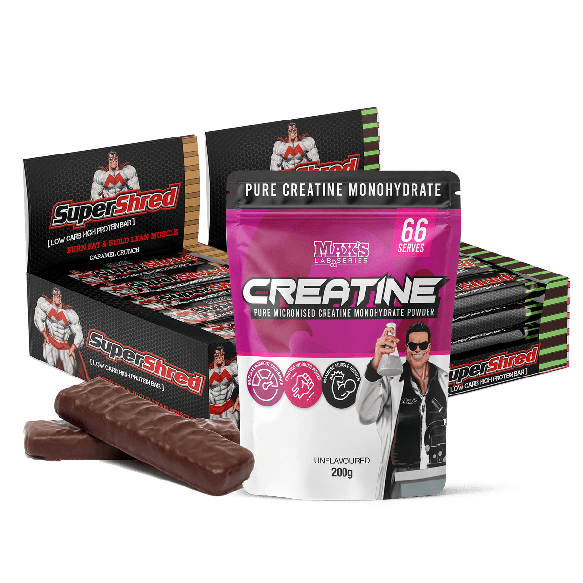 Twin Pack: SuperShred Bars (2 Boxes / 24 Single Bars)