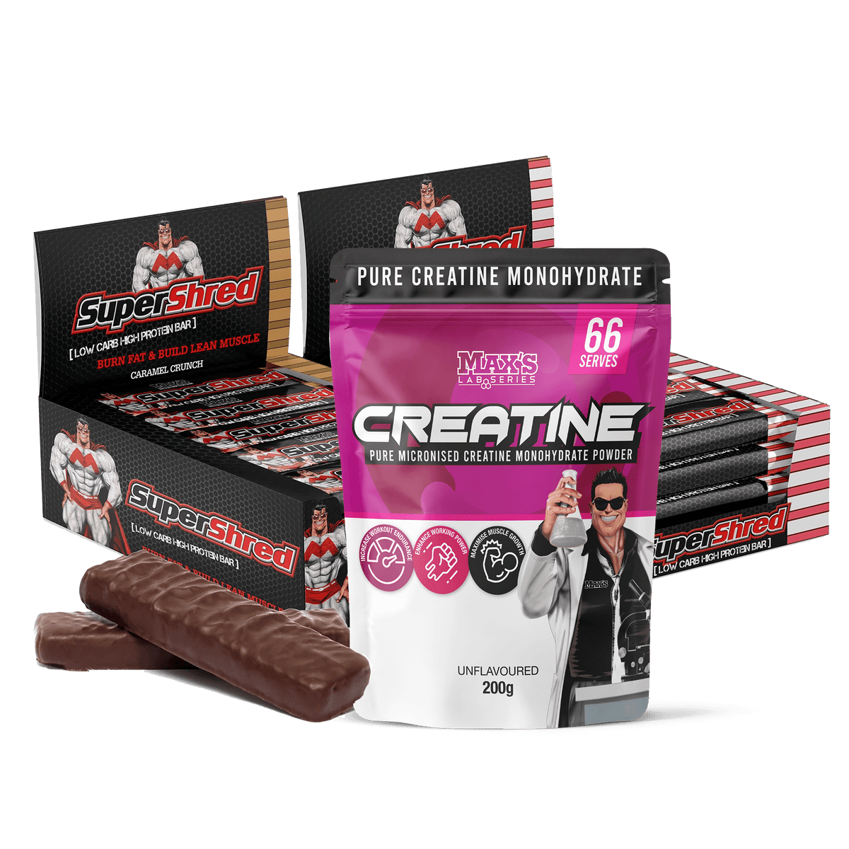 Twin Pack: SuperShred Bars (2 Boxes / 24 Single Bars)