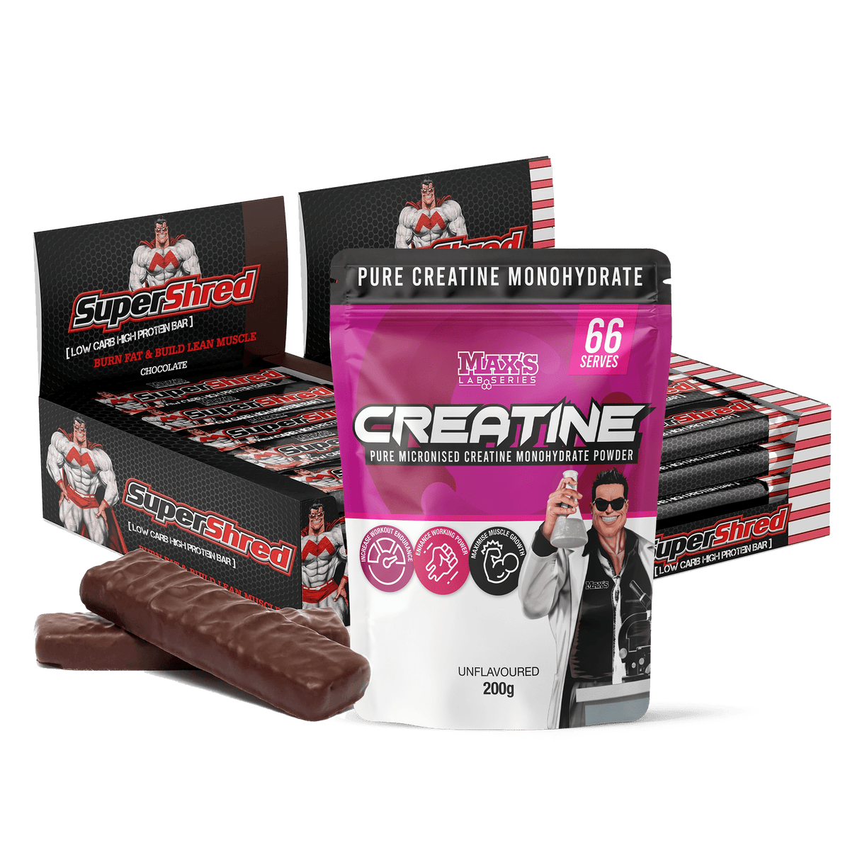 Twin Pack: SuperShred Bars (2 Boxes / 24 Single Bars)