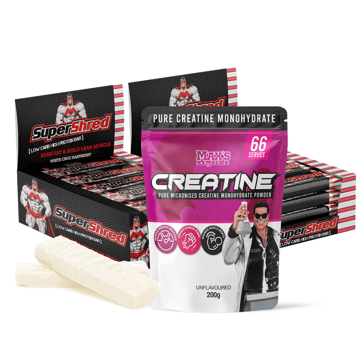 Twin Pack: SuperShred Bars (2 Boxes / 24 Single Bars)