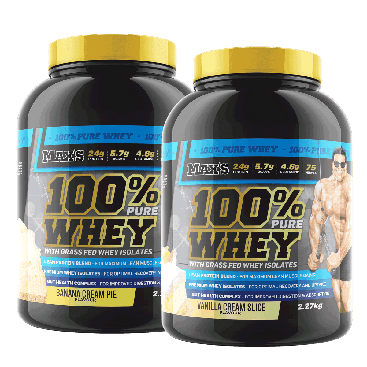 Twin Pack: 100% Whey Protein