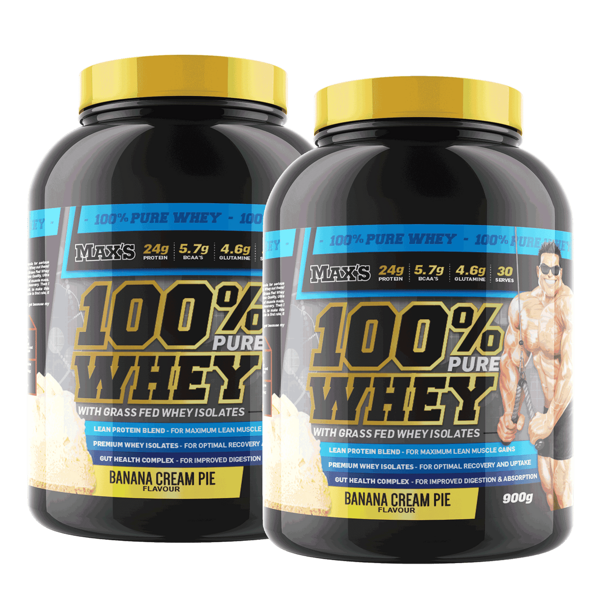 Twin Pack: 100% Whey Protein