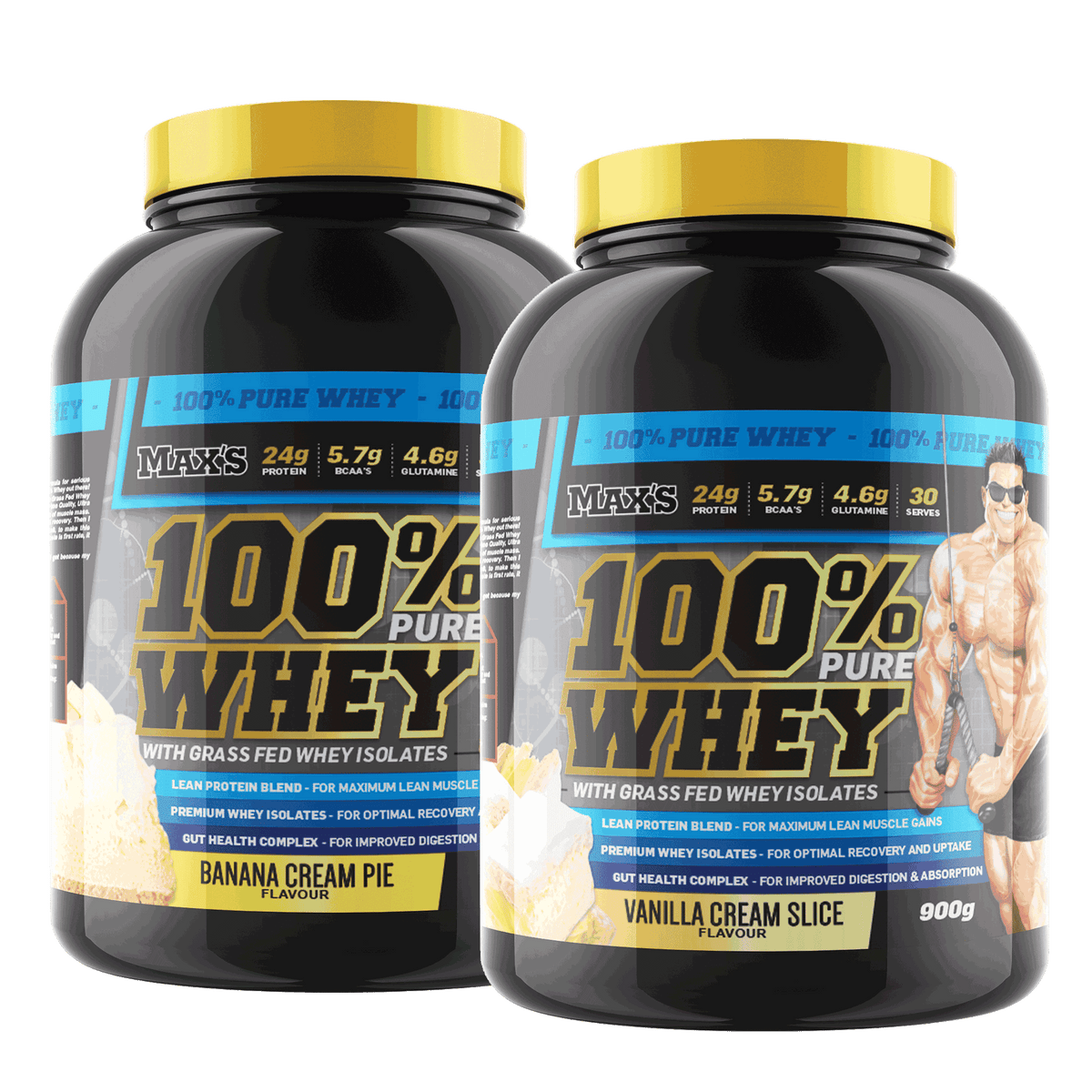 Twin Pack: 100% Whey Protein