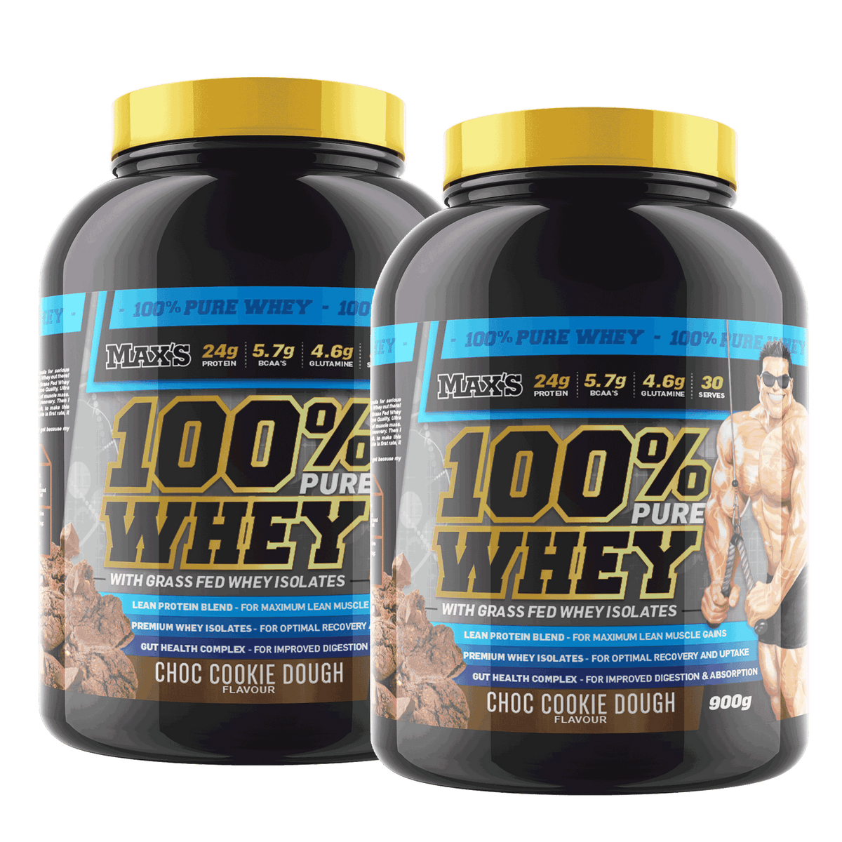 Twin Pack: 100% Whey Protein