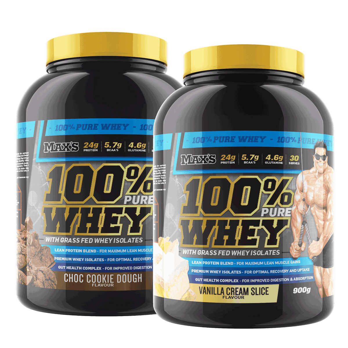 Twin Pack: 100% Whey Protein