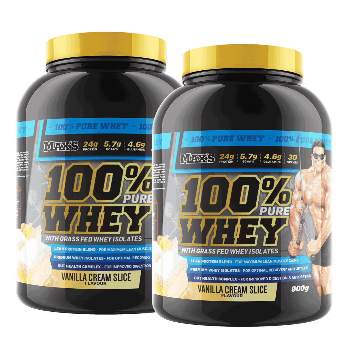 Twin Pack: 100% Whey Protein