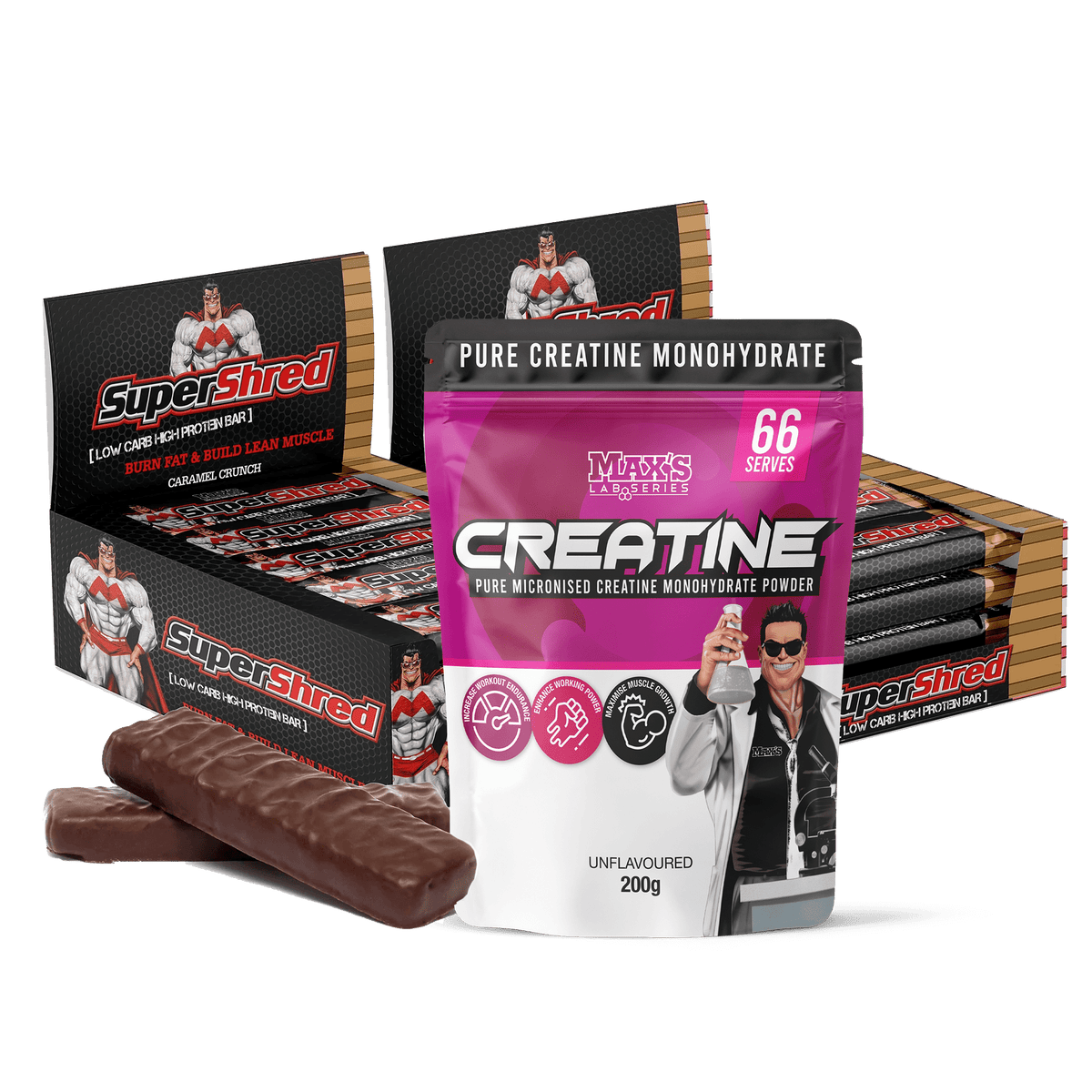 Twin Pack: SuperShred Bars (2 Boxes / 24 Single Bars)
