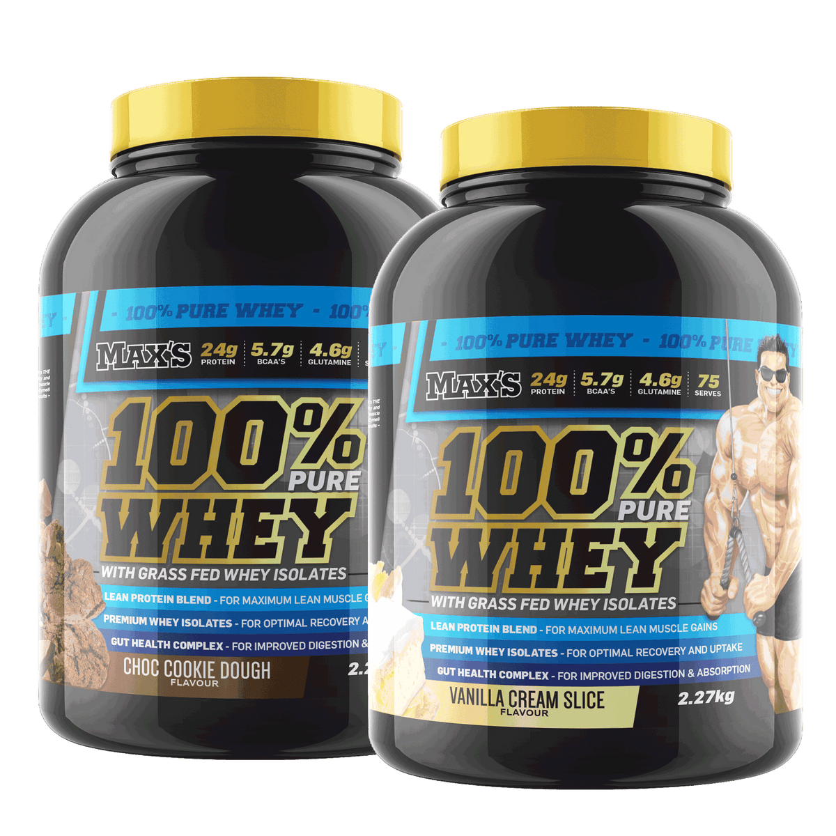 Twin Pack: 100% Whey Protein