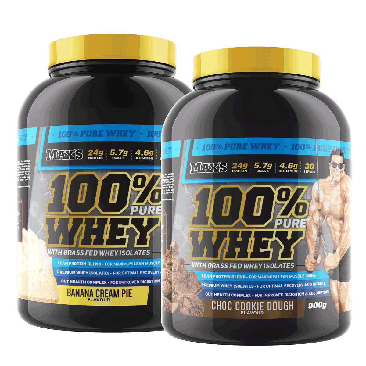 Twin Pack: 100% Whey Protein