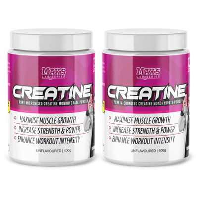Twin Pack: Creatine Monohydrate 400g